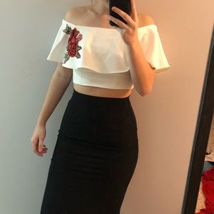 Two piece prom dress size 3